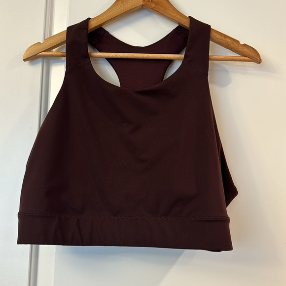 Maroon/brownish colored super comfy athletic sports bra size XXL old navy - Picture 2 of 3